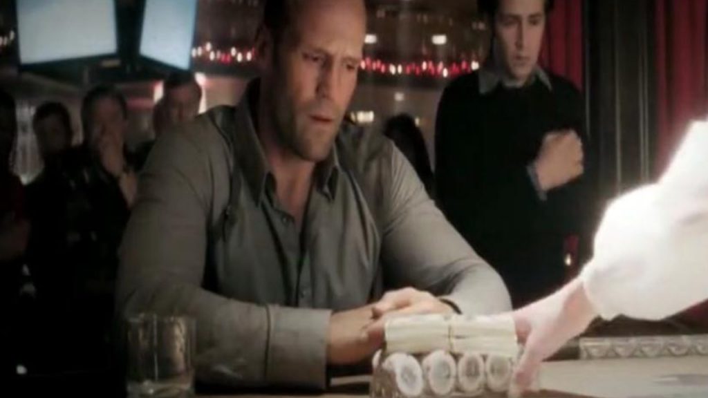 Jason Statham wonderful interpretation of gambling, after the chagrin and remorse, too real!