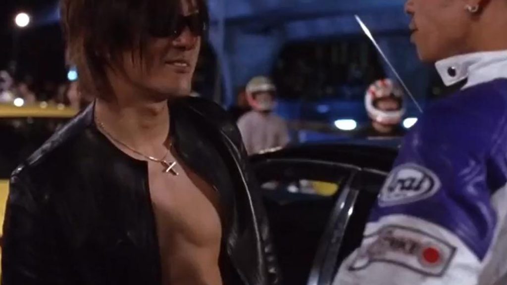 Ekin Cheng and Chen Ho street racing, "I add an extra million bet on your leg"