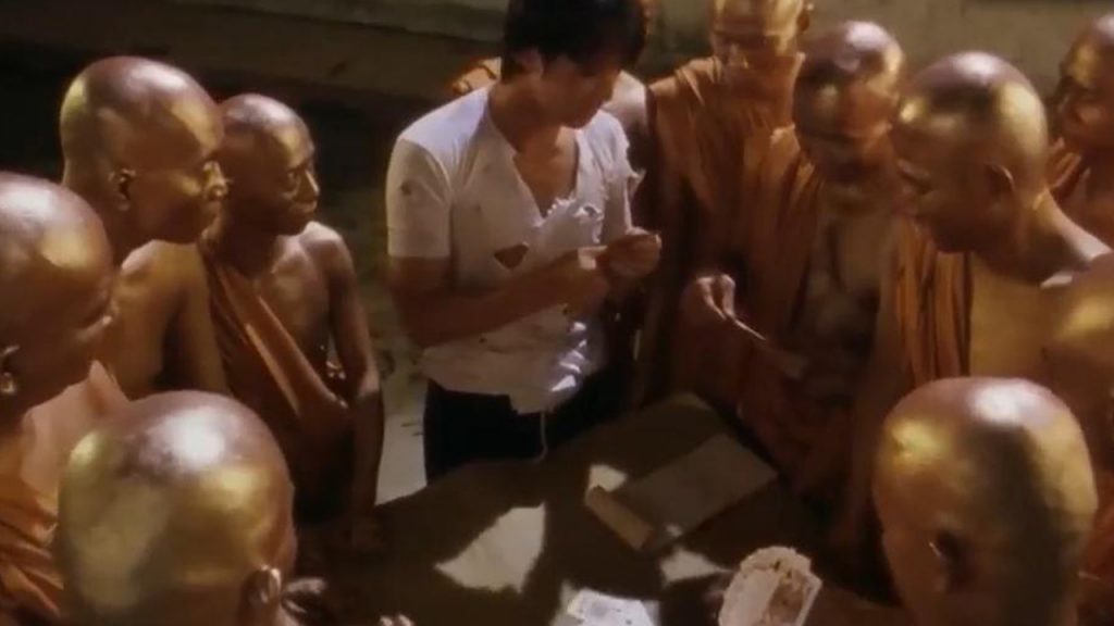 God of food star into the Chinese Academy of Culinary Arts Shaolin Temple to study, and 18 bronze man playing poker, too amusing